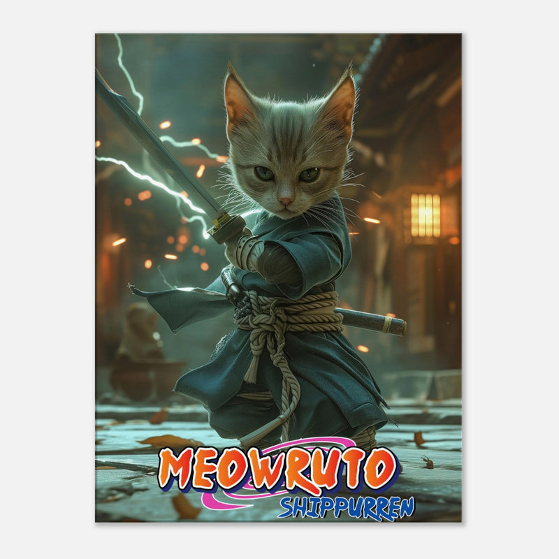 Lienzo de gato "Legado Uchiha" Michilandia | La tienda online de los fans de gatos