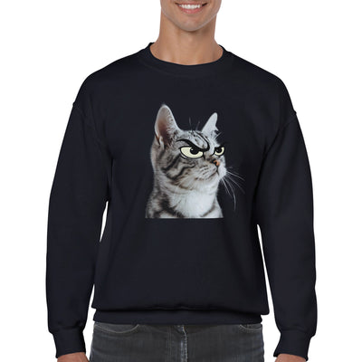 Sudadera Unisex Estampado de Gato 