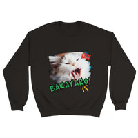 Sudadera unisex estampado de gato 