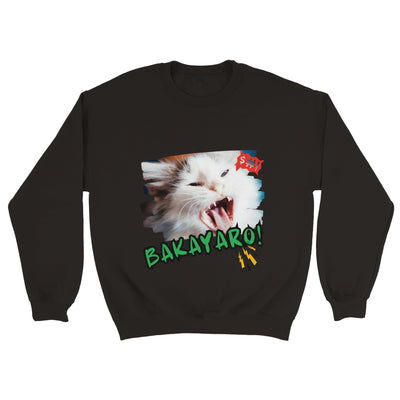 Sudadera unisex estampado de gato 