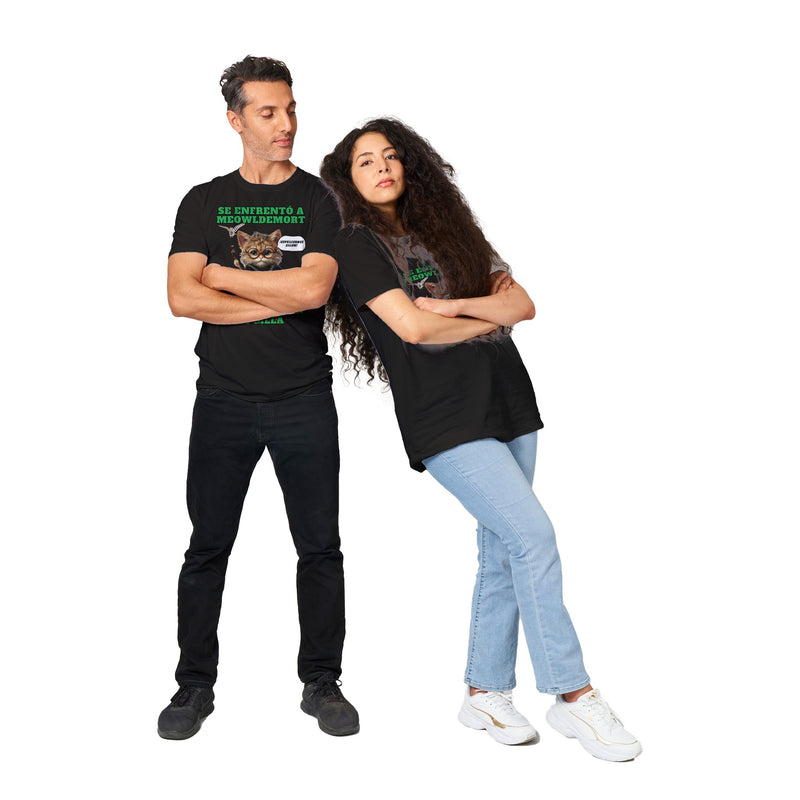 Camiseta unisex estampado de gato "Guardián del Sillón" Michilandia | La tienda online de los amantes de gatos