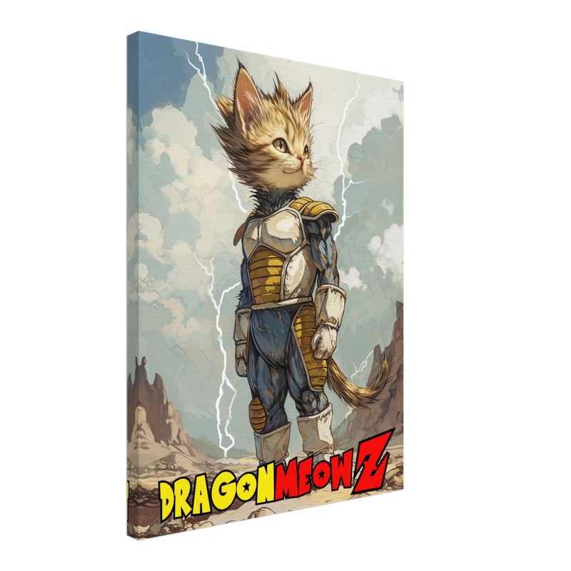 Lienzo de gato "Dragon Meow Z" Michilandia | La tienda online de los fans de gatos