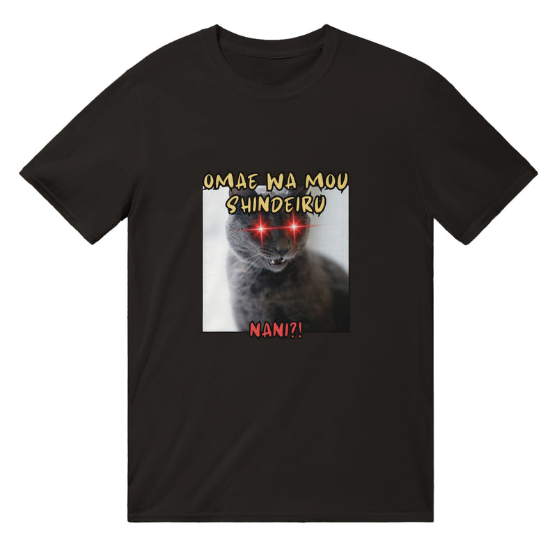 Camiseta unisex estampado de gato "Nani?!" Michilandia | La tienda online de los amantes de gatos