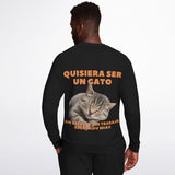 Sudadera Deportiva unisex estampado de gato "Vida de Miau" Subliminator