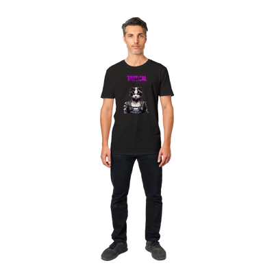 Camiseta unisex estampado de gato "Tactical michi" Gelato