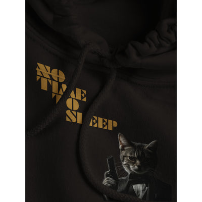 Sudadera con Capucha Unisex Estampado de Gato "Bond, James Miau" Michilandia | La tienda online de los fans de gatos