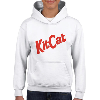 Sudadera con capucha júnior estampado de gato 