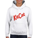 Sudadera con capucha júnior estampado de gato "KitCat Break" Michilandia | La tienda online de los fans de gatos