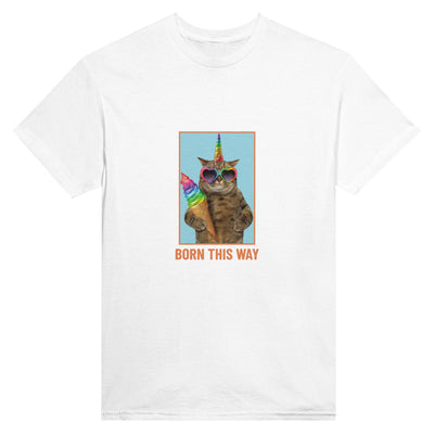 Camiseta Unisex Estampado de Gato "Miau Mágico" Michilandia