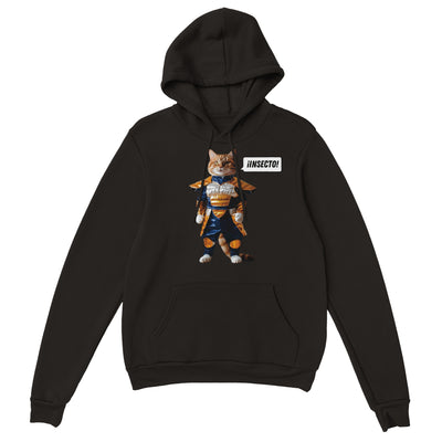 Sudadera con Capucha Unisex Estampado de Gato "Vegeta Gatuno" Michilandia