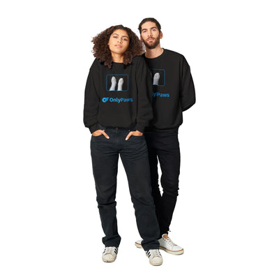 Sudadera Unisex Estampado de Gato "Only Paws" Michilandia | La tienda online de los fans de gatos