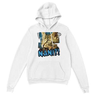 Sudadera con Capucha Unisex Estampado de Gato "Expresión de Sorpresa" Michilandia | La tienda online de los amantes de gatos