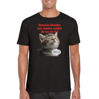 Camiseta unisex estampado de gato 