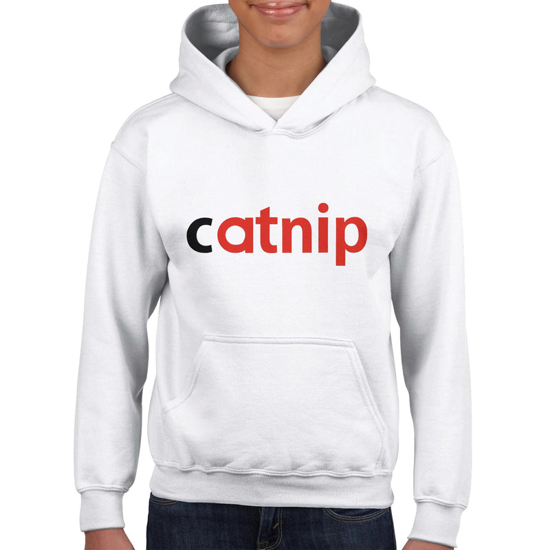 Sudadera con capucha júnior estampado "Catnip Delight" Michilandia | La tienda online de los fans de gatos