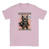 Camiseta Junior Unisex Estampado de Gato "Siesta de la Justicia" Michilandia | La tienda online de los fans de gatos