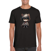 Camiseta unisex estampado de gato "Light Catgami"