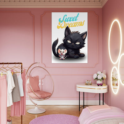 Póster de gato "Sweet Dreams" Gelato