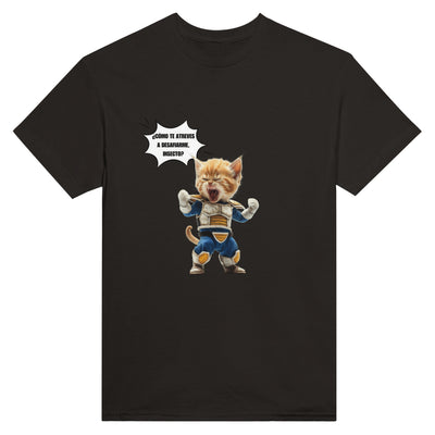 Camiseta Unisex Estampado de Gato 