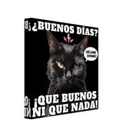 Lienzo de Gato "Amanecer Hostil" Michilandia | La tienda online de los amantes de gatos