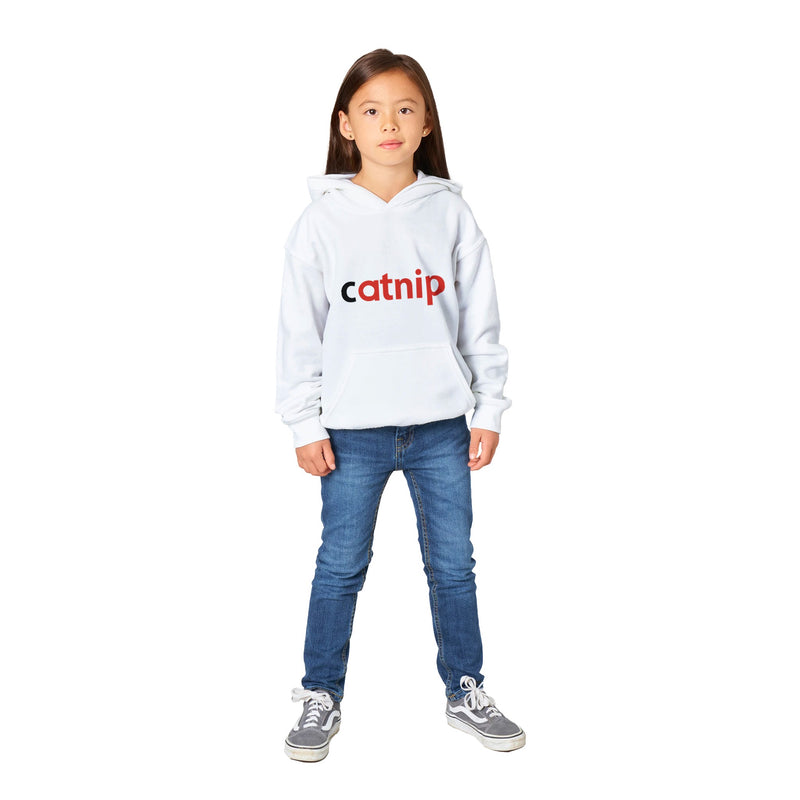 Sudadera con capucha júnior estampado "Catnip Delight" Michilandia | La tienda online de los fans de gatos