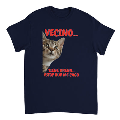 Camiseta Unisex Estampado de Gato "Emergencia Felina" Michilandia | La tienda online de los fans de gatos