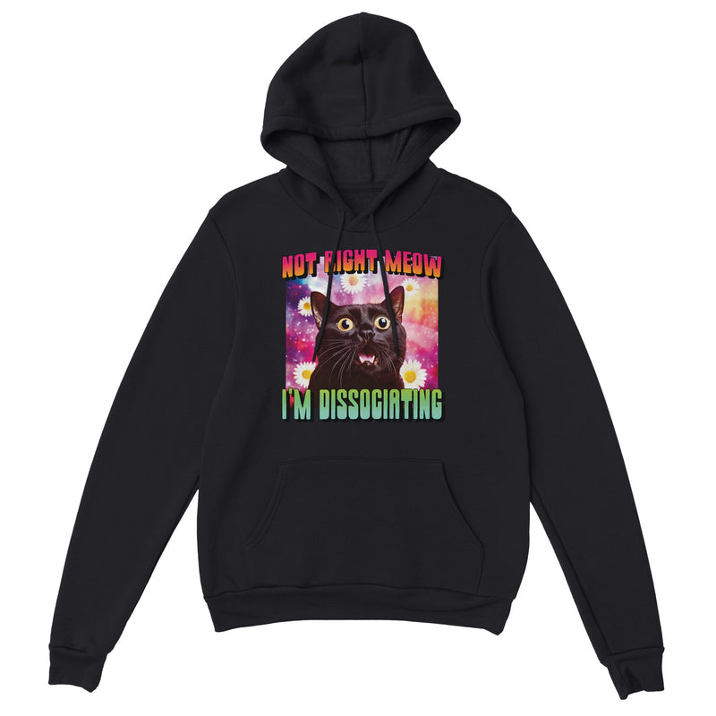 Sudadera con Capucha Unisex Estampado de Gato "Momento de Distancia" Michilandia