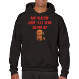 Sudadera con Capucha Unisex Estampado de Gato "Cena Sorpresa Miau" Michilandia | La tienda online de los fans de gatos