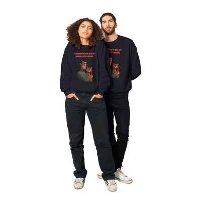 Sudadera Unisex Estampado de Gato "Cómplice Felino" Michilandia