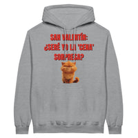 Sudadera con Capucha Unisex Estampado de Gato "Cena Sorpresa Miau" Michilandia | La tienda online de los fans de gatos