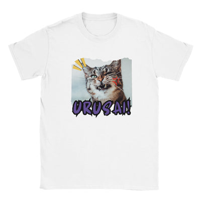 Camiseta Junior Unisex Estampado de Gato 