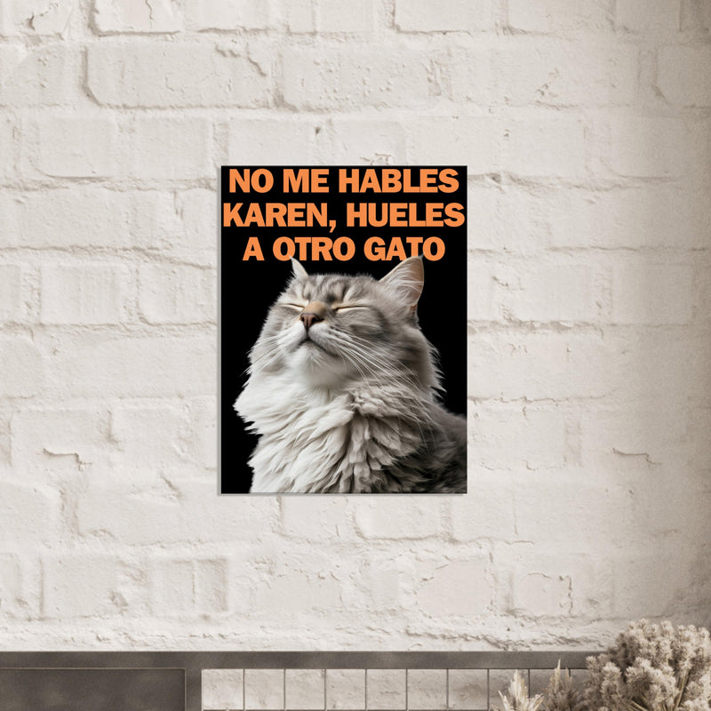 Lienzo de gato "Indignación Felina" Michilandia | La tienda online de los fans de gatos