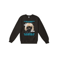 Sudadera unisex estampado de gato "El Desastre Peluquero" Michilandia | La tienda online de los amantes de gatos