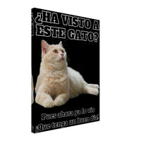Lienzo de gato "Gato del Día" Michilandia | La tienda online de los fans de gatos