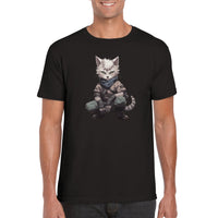 Camiseta unisex estampado de gato "Catkashi" Gelato