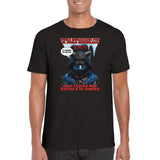Camiseta unisex estampado de gato "Hambre Mortal"