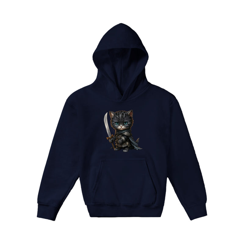 Sudadera con capucha júnior estampado de gato "Berserkitty" Michilandia | La tienda online de los amantes de gatos