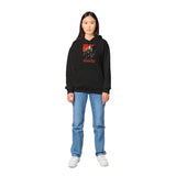 Sudadera con Capucha Unisex Estampado de Gato "Miaunarchy Biker" Michilandia