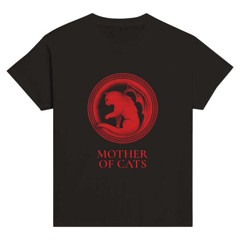 Camiseta Junior Unisex Estampado de Gato "Madre de Gatos" Michilandia