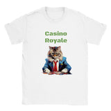 Camiseta unisex estampado de gato "Casino Royale" Gelato