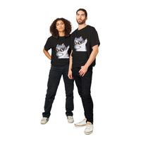 Camiseta Unisex Estampado de Gato "Miau Dabber" Michilandia | La tienda online de los fans de gatos