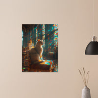 Panel de aluminio impresión de gato "Trono de Ensueño" Michilandia | La tienda online de los fans de gatos