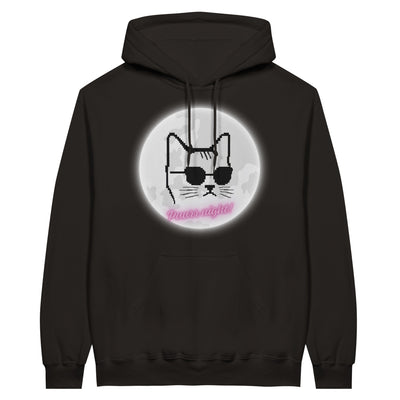 Sudadera con Capucha Unisex Estampado de Gato 