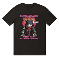 Camiseta unisex estampado de gato "GTA: Gato Theft Auto"