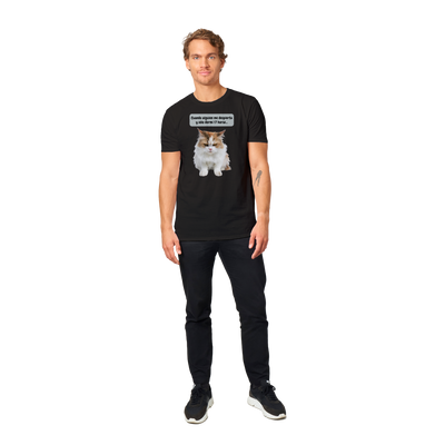 Camiseta unisex estampado de gato "Michi dormilón" Gelato