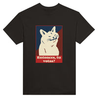 Camiseta Unisex Estampado de Gato "Miau de Votante" Michilandia