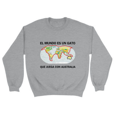 Sudadera de cuello redondo unisex clásica Michilandia | La tienda online de los fans de gatos