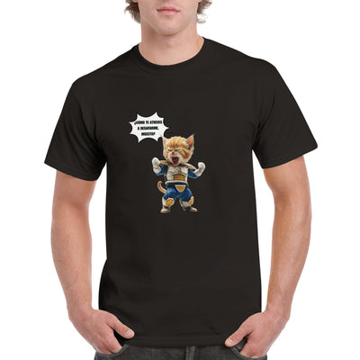 Camiseta Unisex Estampado de Gato 