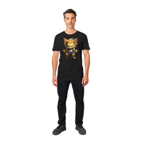 Camiseta unisex estampado de gato "Saiyan con garras"