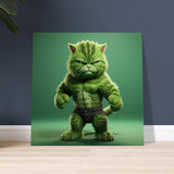 Póster de gato 'Michi Hulk"