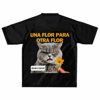 Camiseta de fútbol unisex estampado de gato "Antojos Felinos" Subliminator